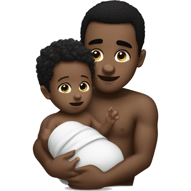 Diddy with baby Oli emoji