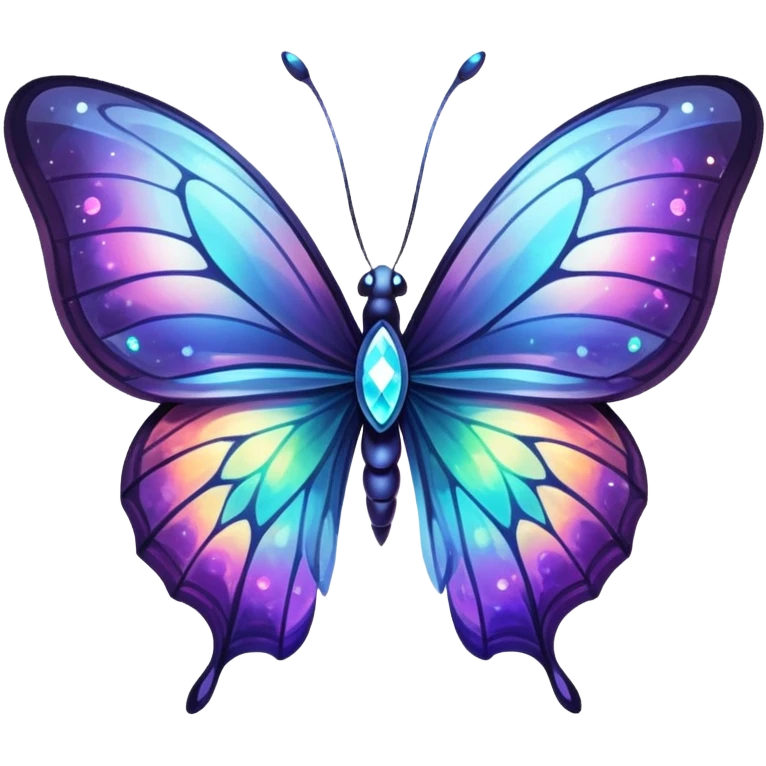 Nebula Crystal Butterfly emoji