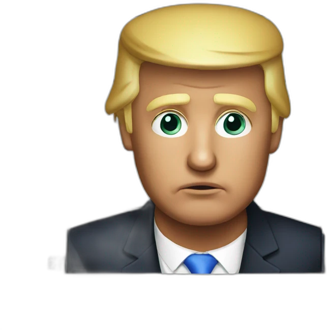 Donald Trump Mugshot emoji