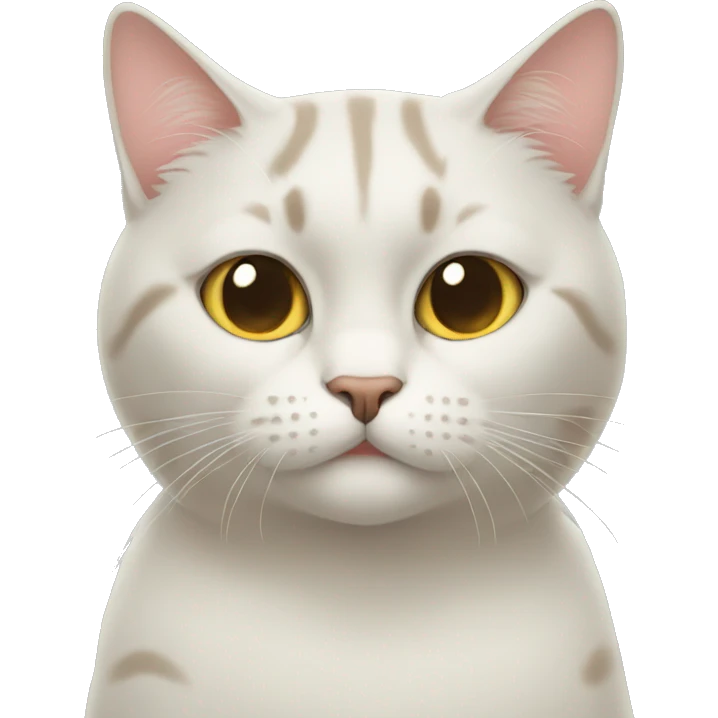  cat making silence emoji