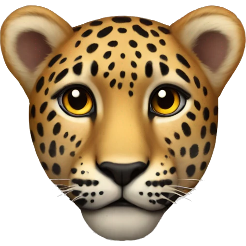 corazón de leopardo  emoji