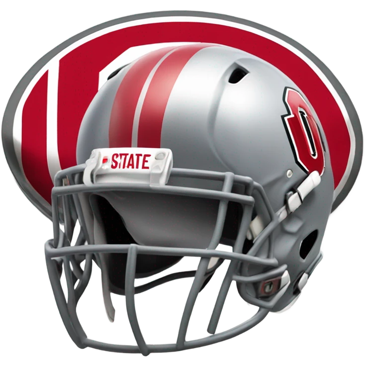 Ohio state football  emoji