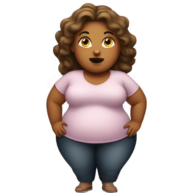Fat girl emoji