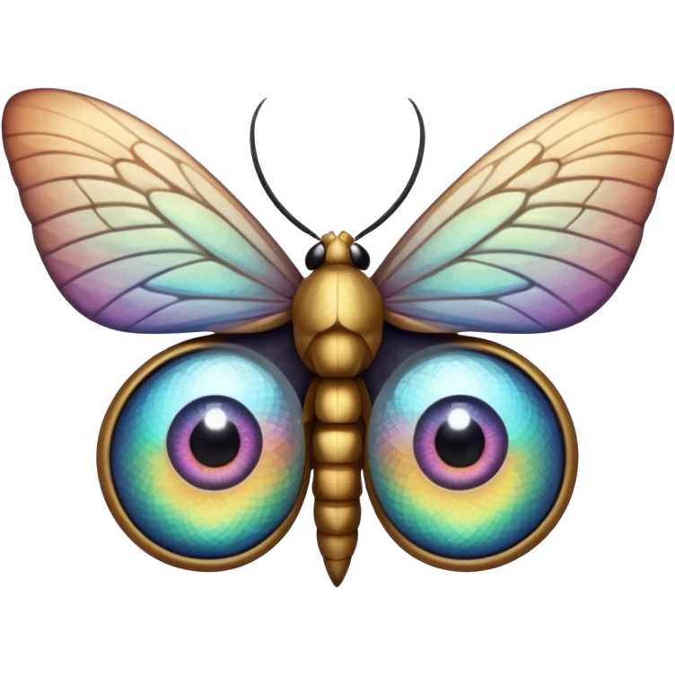 Moth eyes emoji