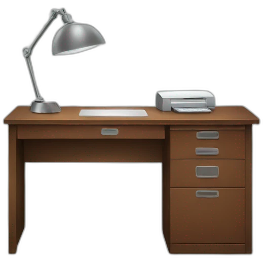 Office desk emoji