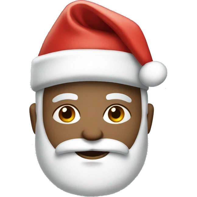 santa with vodka emoji