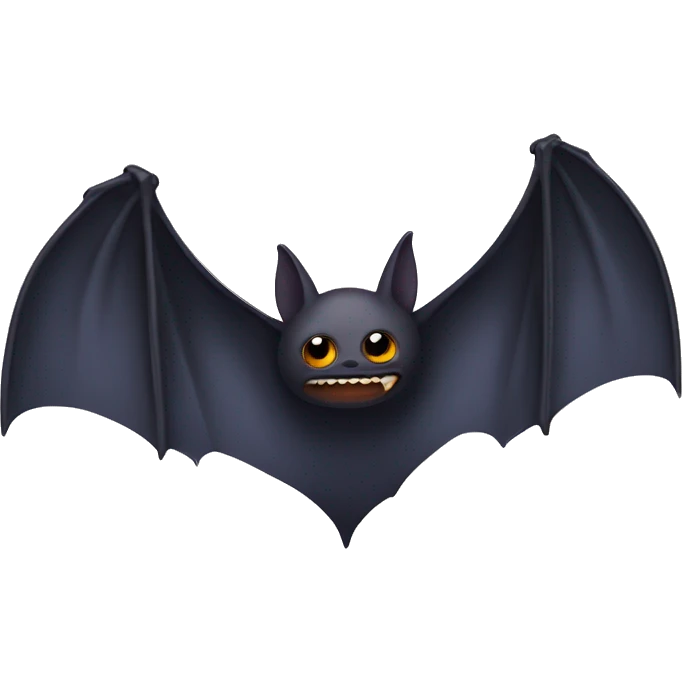 Upside down bat emoji