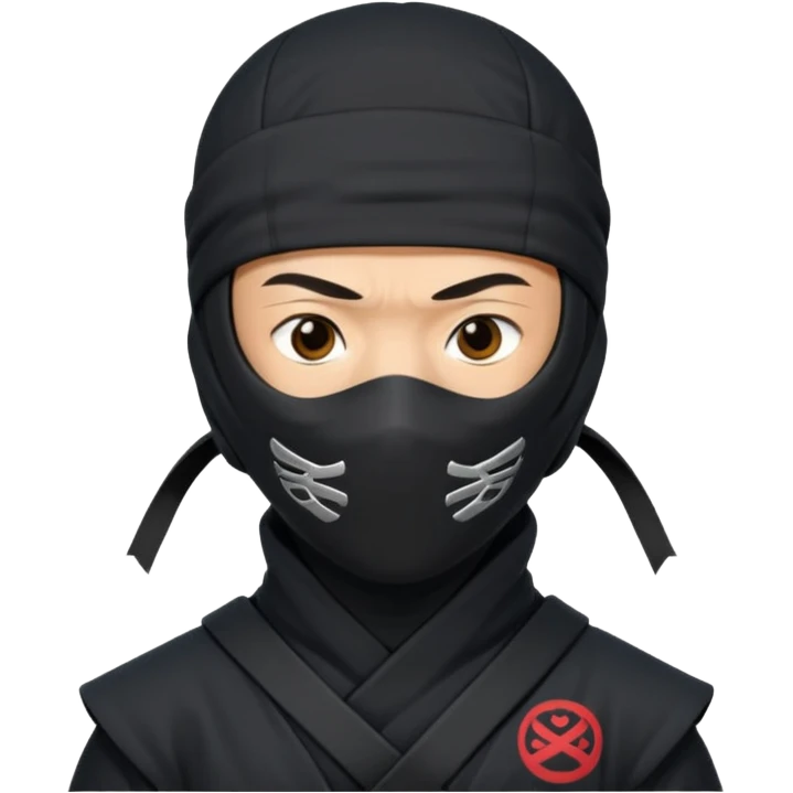 Ninja with MB written on it emoji