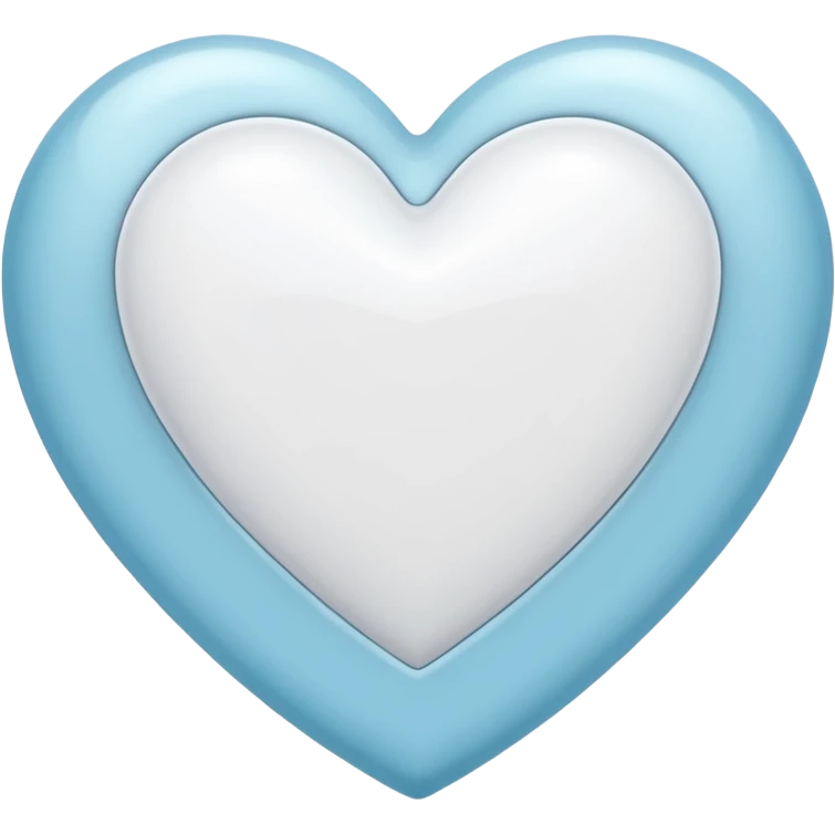 White heart emoji
