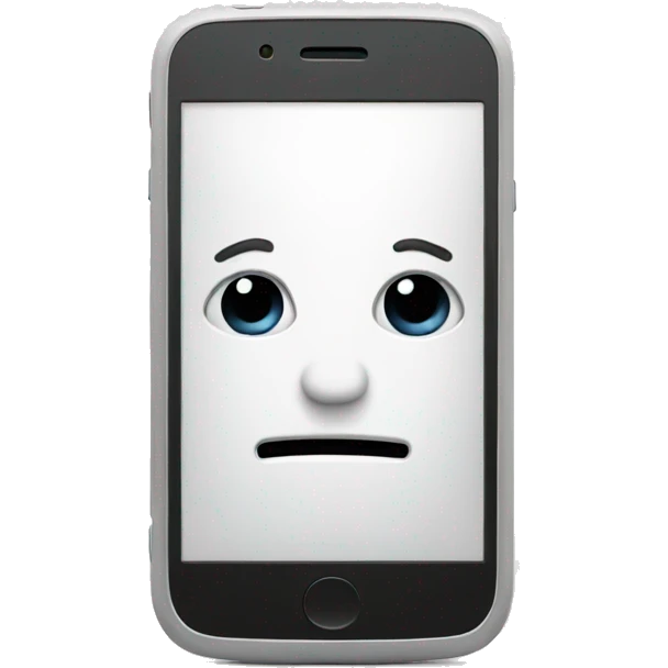 White Smartphone  emoji