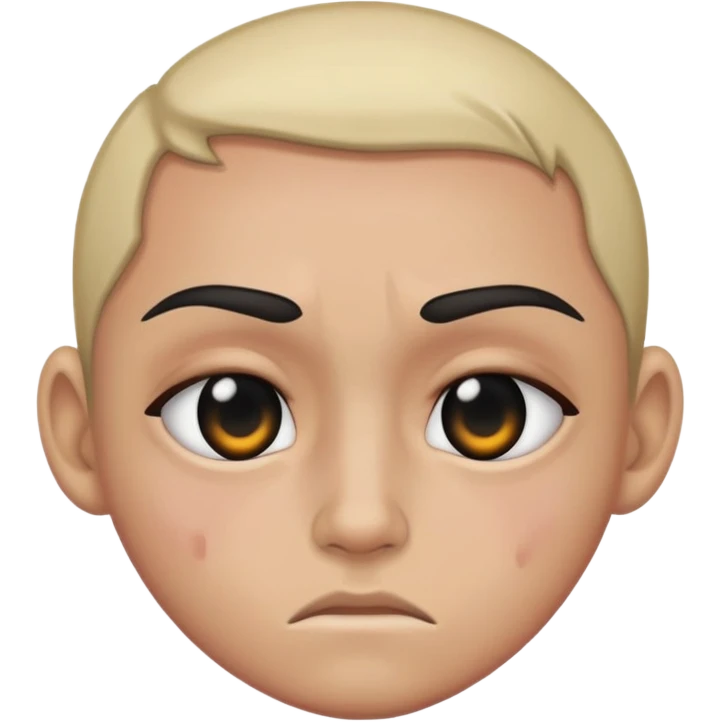 Black eye emoji