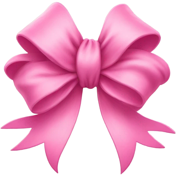 Pink bow emoji