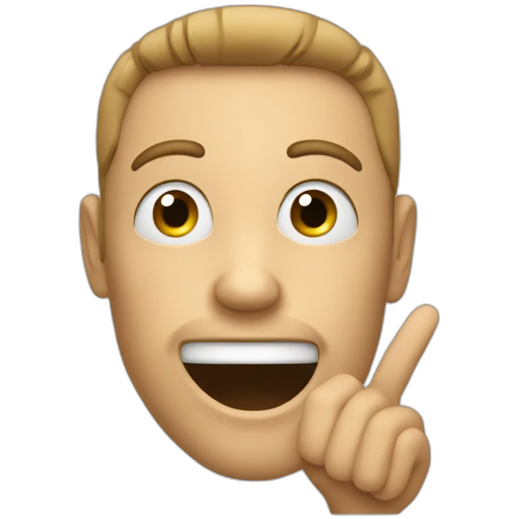 zeigen mit finger emoji