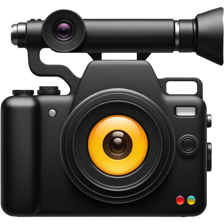 silueta camara fotos emoji