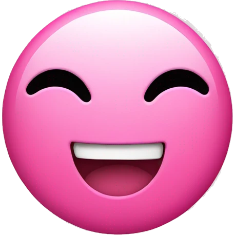 Pink TikTok logo emoji