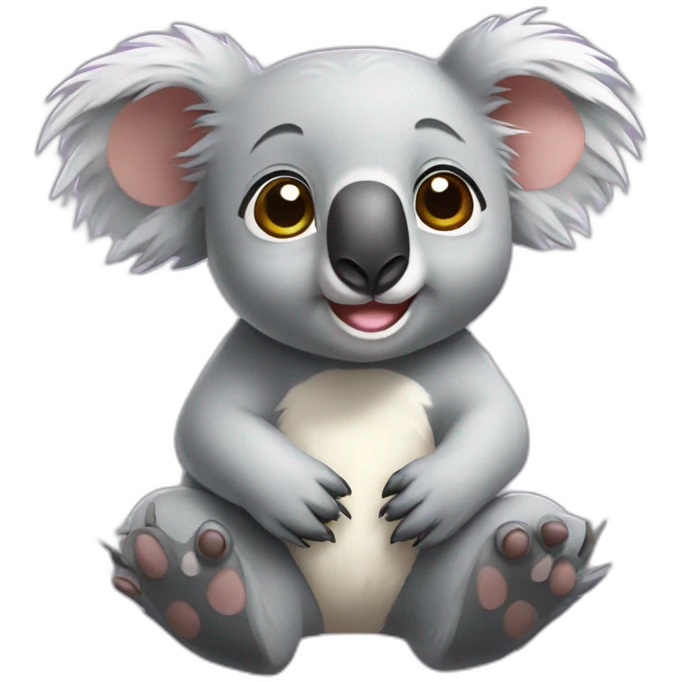 Koala mignon emoji