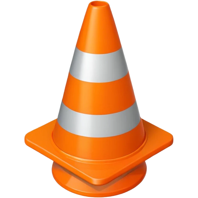 traffic cone emoji