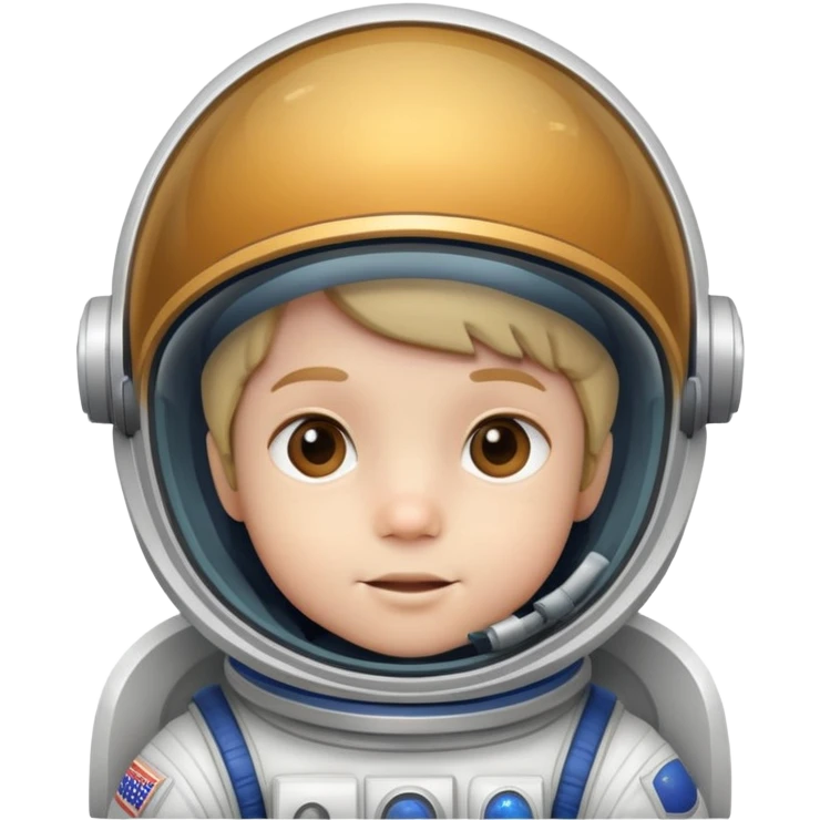 kid astronaut with space helmet emoji
