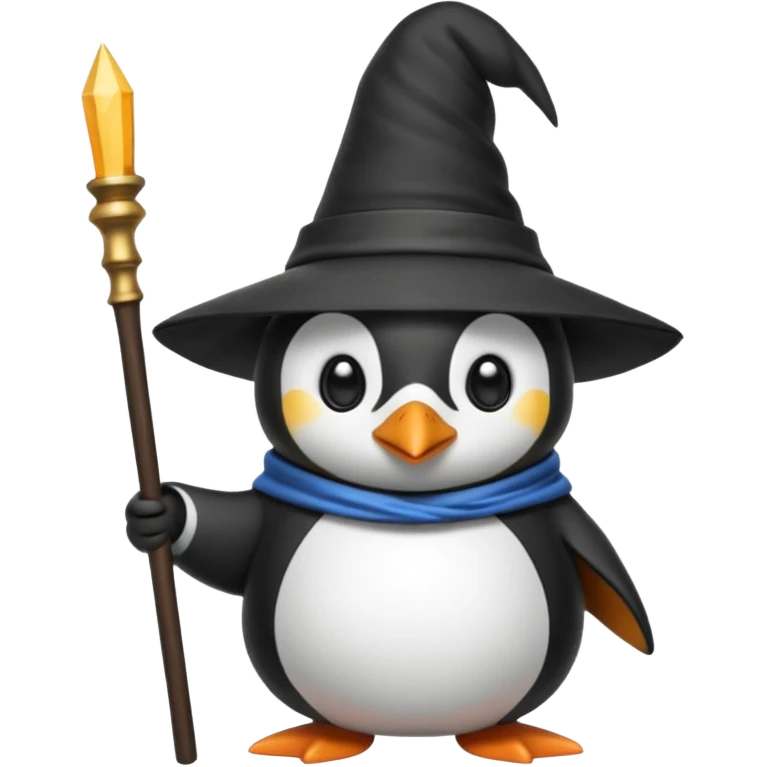 Penguin Wizard emoji