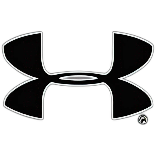 Under armour black logo emoji