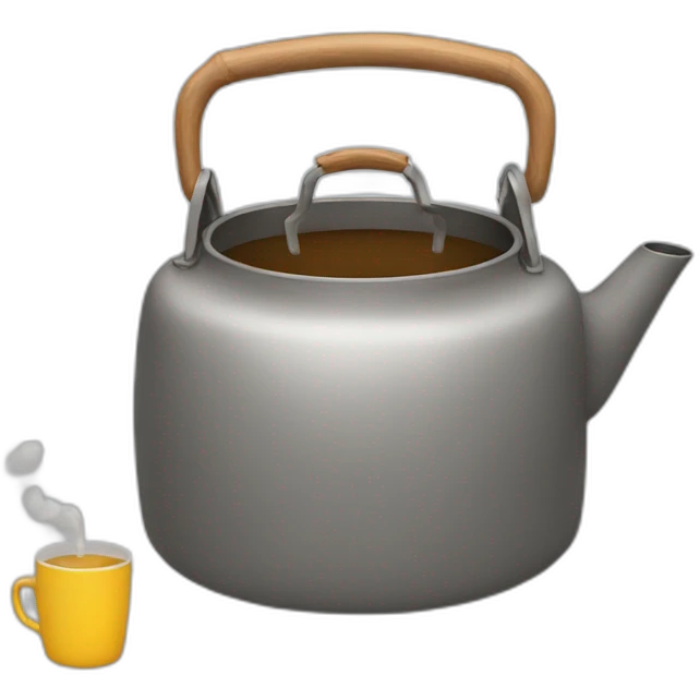 the kettle floats emoji