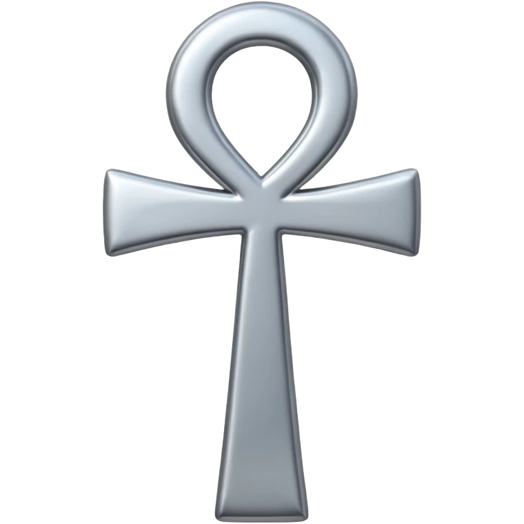 silver ankh emoji