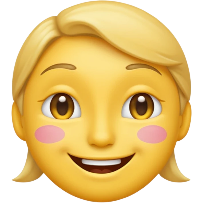 classic emoji, neutral face, neither feminine nor masculine, cheeky smile, winking emoji