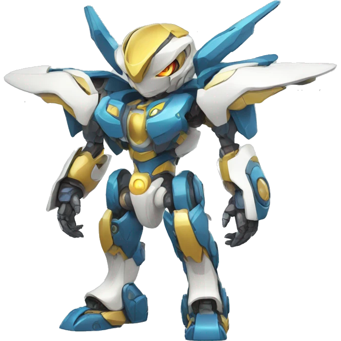 Futuristic Mechanical Pokémon-Medabot-Dragon full body emoji