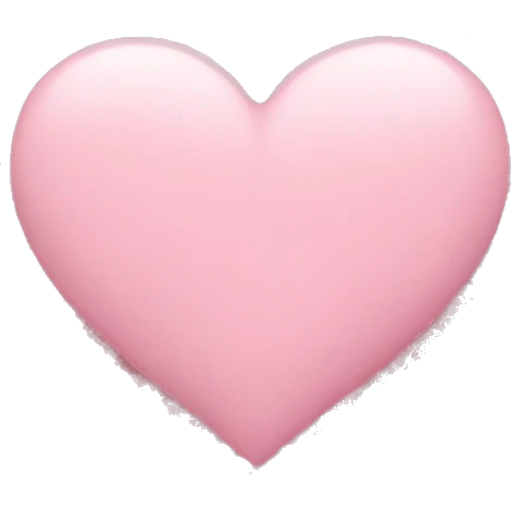 Pink lace heart emoji
