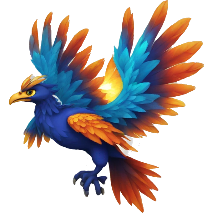 a phoenix emoji