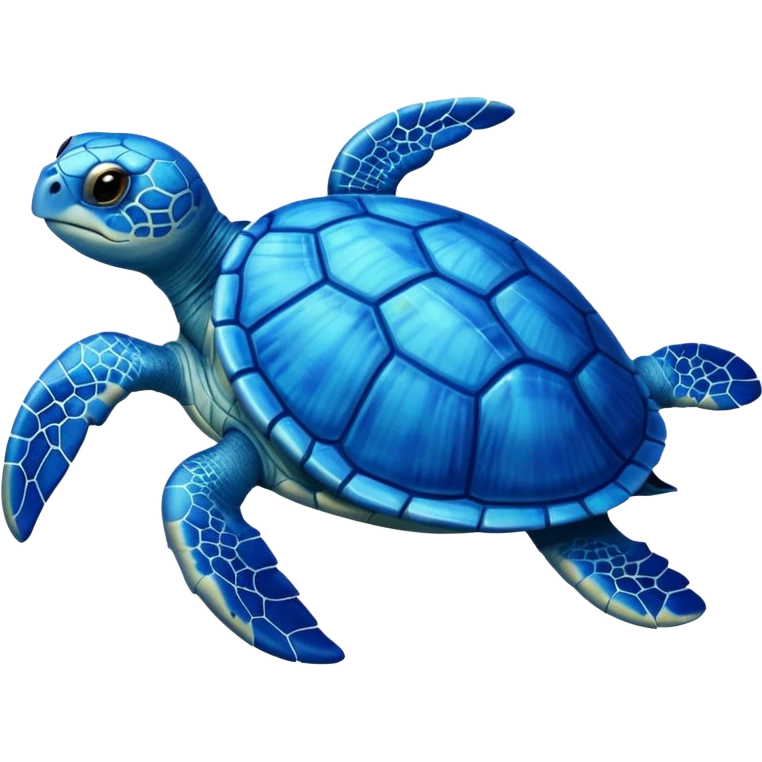 Bleu turtle  emoji