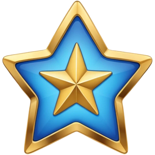 Verified badge with star edge emoji