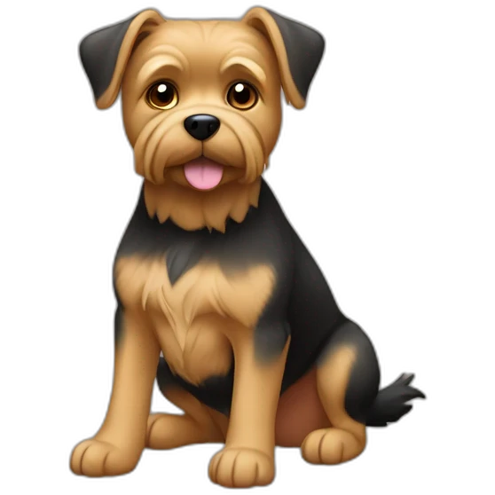 dog-large-yorkshire-older-tan-black emoji