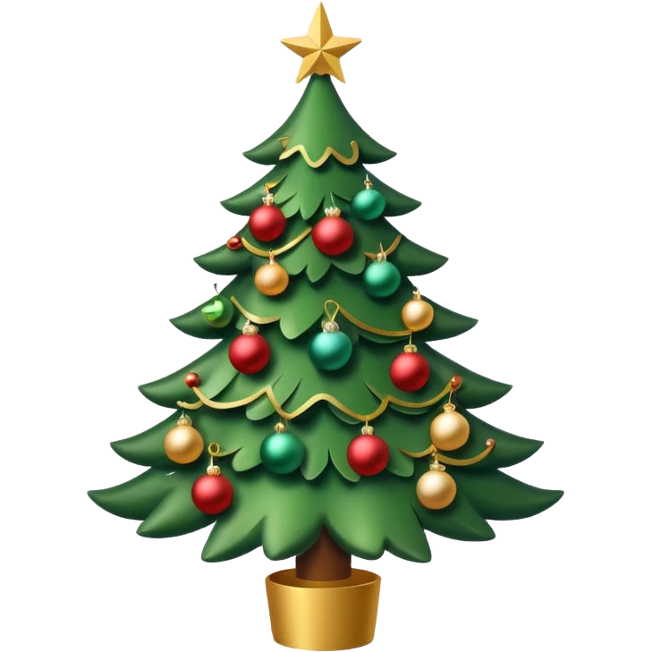 Christmas tree emoji