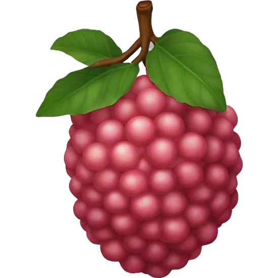 Lychee emoji