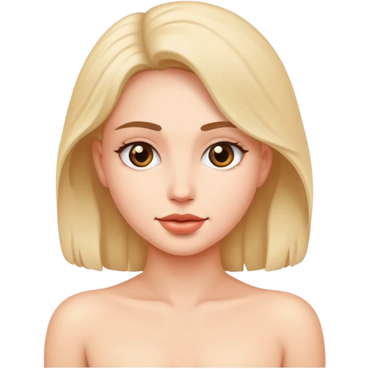 Голоя женщина emoji
