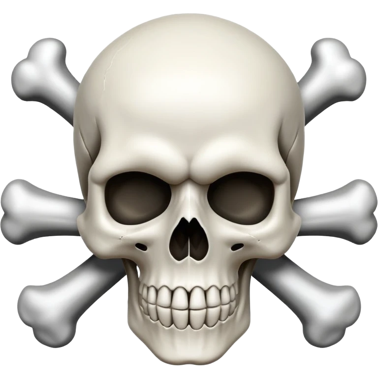 Skull with cross bones emoji