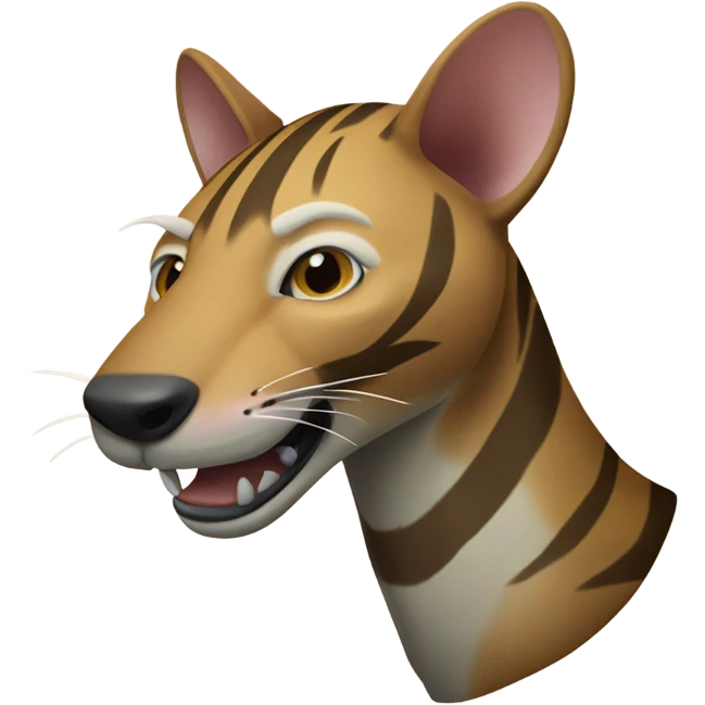 Tasmanian tiger emoji