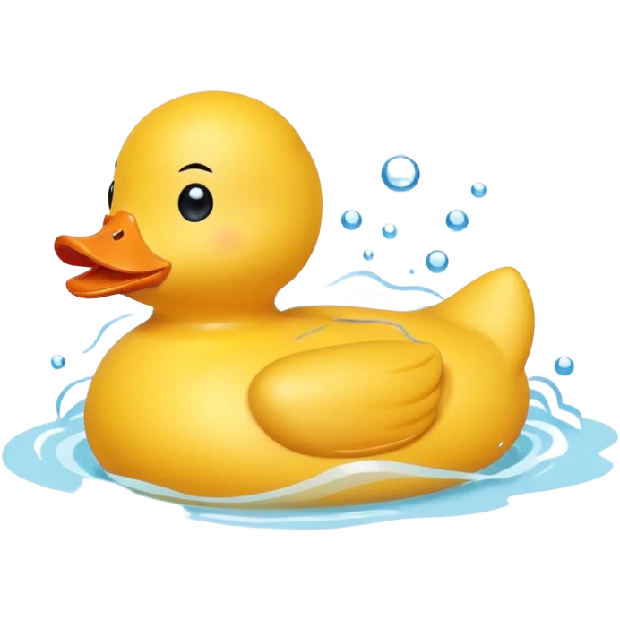 duck swimming tube emoji