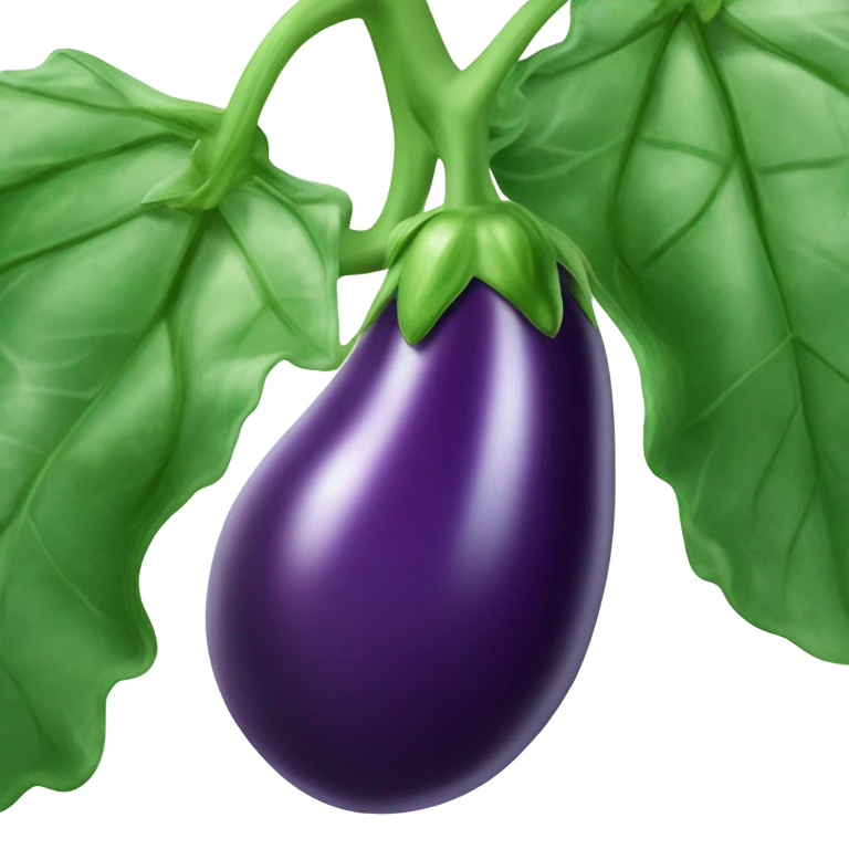 Watering eggplant emoji