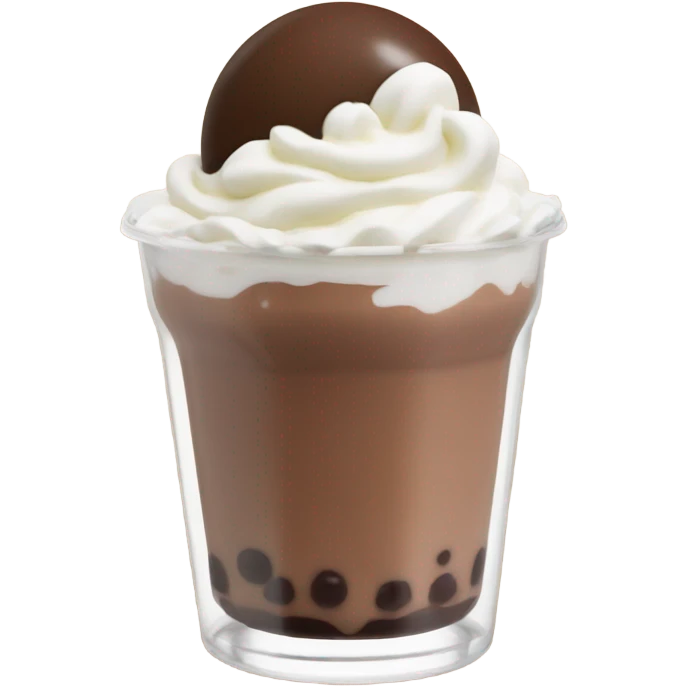 Chocolate BOBA emoji