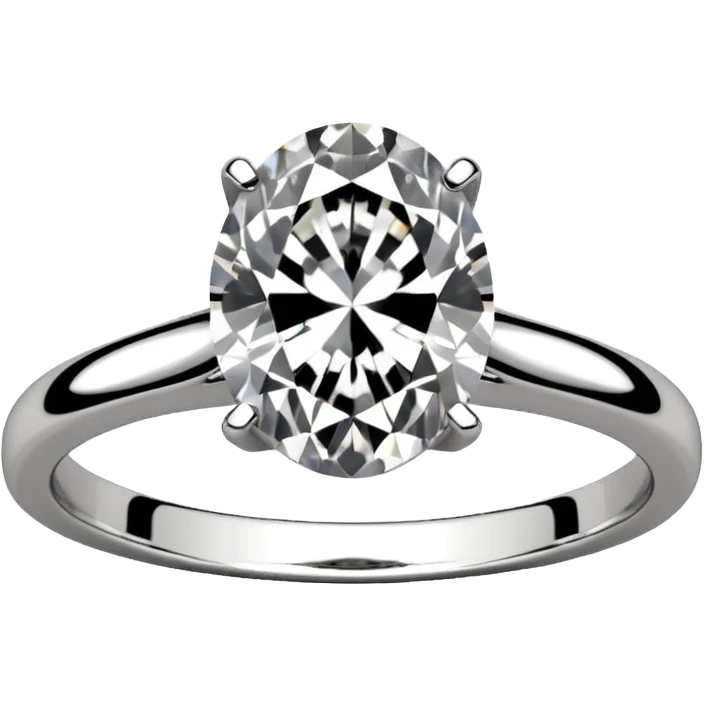 3 carat oval engagement ring emoji