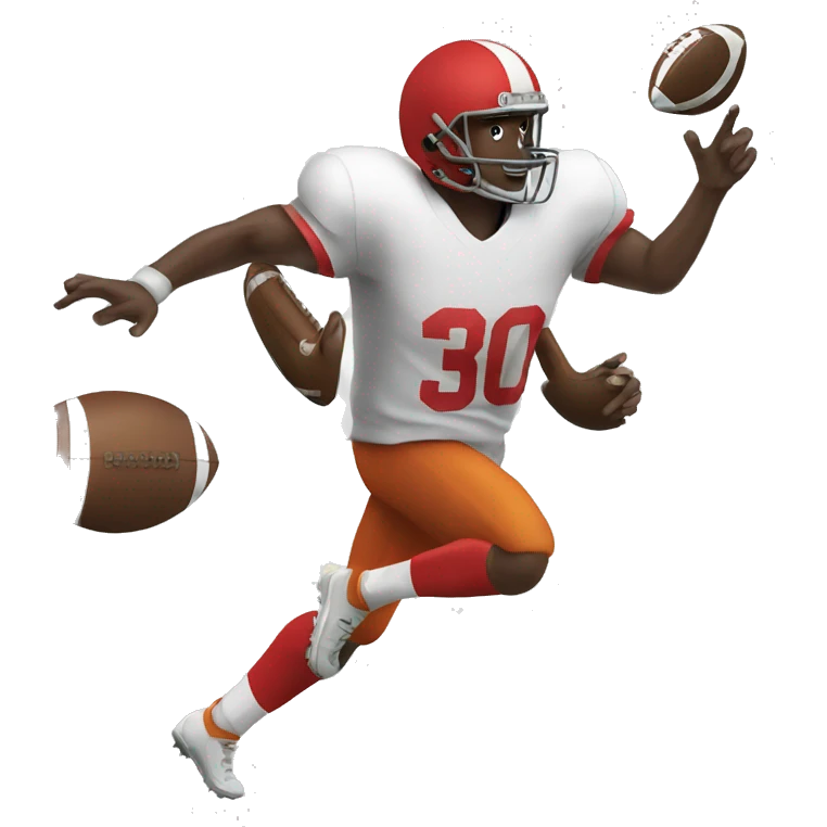 Football player number 30 emoji