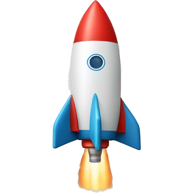 rocket with IG logo emoji