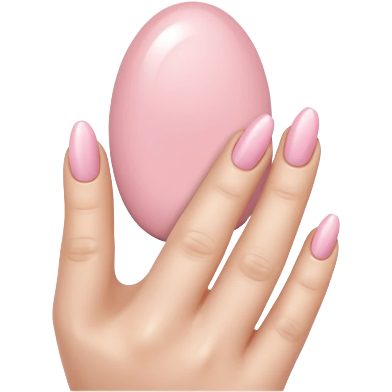 Light pink nails  emoji