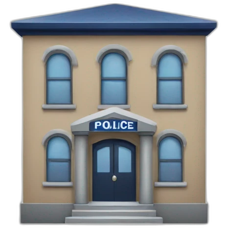 a police station emoji