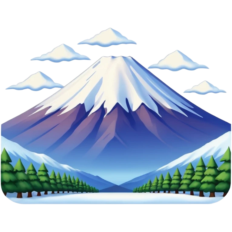 Fuji mountain emoji