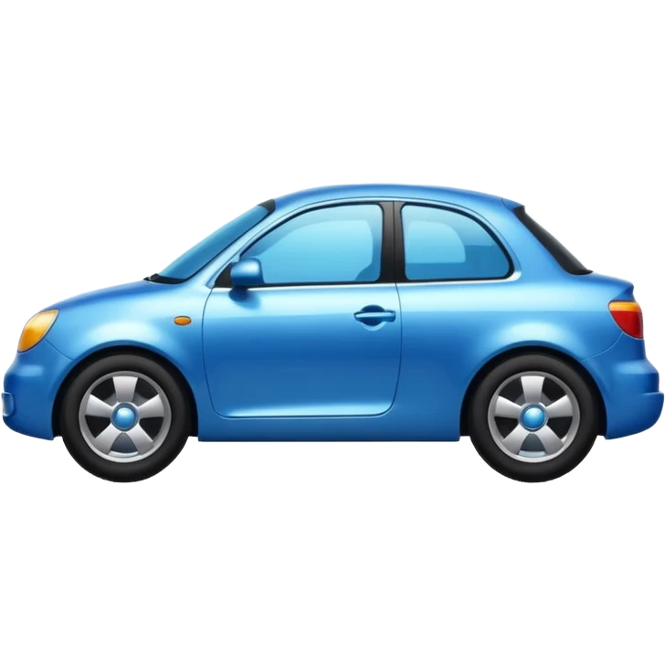 Car with clouds emoji