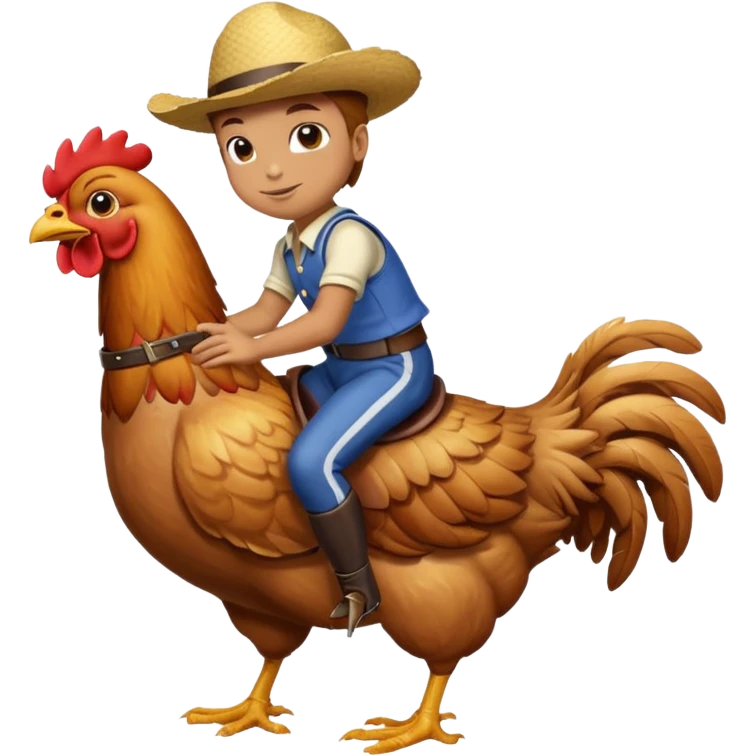 Tavuk jokeyi emoji