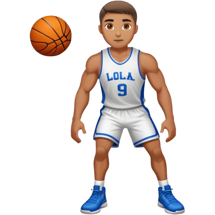 basketball player in sportswear emoji